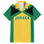 Jamaica Football Custom Family Matching Puletasi and Hawaiian Shirt Gold Ethnic Motifs - Wonder Print Shop