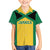Jamaica Football Custom Family Matching Tank Maxi Dress and Hawaiian Shirt Gold Ethnic Motifs - Wonder Print Shop