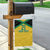 Jamaica Football Custom Garden Flag Gold Ethnic Motifs - Wonder Print Shop