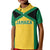 Jamaica Football Custom Kid Polo Shirt Gold Ethnic Motifs - Wonder Print Shop