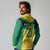 Jamaica Football Custom Long Sleeve Polo Shirt Gold Ethnic Motifs - Wonder Print Shop
