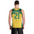 Jamaica Football Custom Men Tank Top Gold Ethnic Motifs - Wonder Print Shop