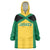 Jamaica Football Custom Wearable Blanket Hoodie Gold Ethnic Motifs - Wonder Print Shop