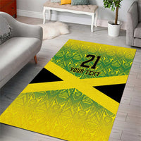 Custom Jamaica Reggae Boyz Area Rug With Traditional Pattern LT9 - Wonder Print Shop