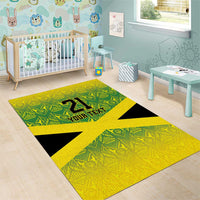 Custom Jamaica Reggae Boyz Area Rug With Traditional Pattern LT9 - Wonder Print Shop