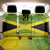 Custom Jamaica Reggae Boyz Back Car Seat Cover With Traditional Pattern LT9 - Wonder Print Shop