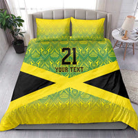 Custom Jamaica Reggae Boyz Bedding Set With Traditional Pattern LT9 - Wonder Print Shop