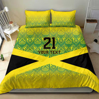 Custom Jamaica Reggae Boyz Bedding Set With Traditional Pattern LT9 - Wonder Print Shop