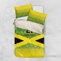 Custom Jamaica Reggae Boyz Bedding Set With Traditional Pattern LT9 - Wonder Print Shop