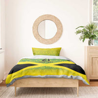 Custom Jamaica Reggae Boyz Bedding Set With Traditional Pattern LT9 - Wonder Print Shop