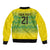 Custom Jamaica Reggae Boyz Bomber Jacket With Traditional Pattern LT9 - Wonder Print Shop