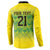 Custom Jamaica Reggae Boyz Button Sweatshirt With Traditional Pattern LT9 - Wonder Print Shop