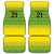 Custom Jamaica Reggae Boyz Car Mats With Traditional Pattern LT9 - Wonder Print Shop