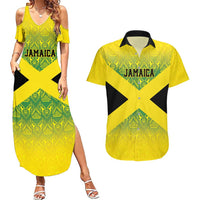 Custom Jamaica Reggae Boyz Couples Matching Summer Maxi Dress and Hawaiian Shirt With Traditional Pattern LT9 - Wonder Print Shop