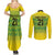 Custom Jamaica Reggae Boyz Couples Matching Summer Maxi Dress and Long Sleeve Button Shirt With Traditional Pattern LT9 - Wonder Print Shop