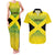 Custom Jamaica Reggae Boyz Couples Matching Tank Maxi Dress and Hawaiian Shirt With Traditional Pattern LT9 - Wonder Print Shop
