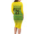 Custom Jamaica Reggae Boyz Family Matching Long Sleeve Bodycon Dress and Hawaiian Shirt With Traditional Pattern LT9 - Wonder Print Shop
