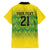 Custom Jamaica Reggae Boyz Family Matching Short Sleeve Bodycon Dress and Hawaiian Shirt With Traditional Pattern - Wonder Print Shop