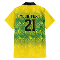 Custom Jamaica Reggae Boyz Family Matching Summer Maxi Dress and Hawaiian Shirt With Traditional Pattern - Wonder Print Shop