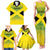 Custom Jamaica Reggae Boyz Family Matching Tank Maxi Dress and Hawaiian Shirt With Traditional Pattern - Wonder Print Shop