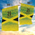 Custom Jamaica Reggae Boyz Garden Flag With Traditional Pattern - Wonder Print Shop
