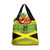 Custom Jamaica Reggae Boyz Grocery Bag With Traditional Pattern