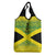 Custom Jamaica Reggae Boyz Grocery Bag With Traditional Pattern