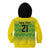 Custom Jamaica Reggae Boyz Kid Hoodie With Traditional Pattern - Wonder Print Shop