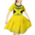 Custom Jamaica Reggae Boyz Kid Short Sleeve Dress With Traditional Pattern - Wonder Print Shop