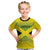 Custom Jamaica Reggae Boyz Kid T Shirt With Traditional Pattern - Wonder Print Shop
