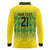 Custom Jamaica Reggae Boyz Long Sleeve Polo Shirt With Traditional Pattern - Wonder Print Shop