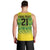 Custom Jamaica Reggae Boyz Men Tank Top With Traditional Pattern - Wonder Print Shop