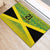 Custom Jamaica Reggae Boyz Rubber Doormat With Traditional Pattern - Wonder Print Shop