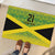 Custom Jamaica Reggae Boyz Rubber Doormat With Traditional Pattern - Wonder Print Shop