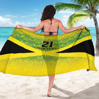 Custom Jamaica Reggae Boyz Sarong With Traditional Pattern - Wonder Print Shop