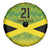 Custom Jamaica Reggae Boyz Spare Tire Cover With Traditional Pattern - Wonder Print Shop
