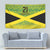 Custom Jamaica Reggae Boyz Tapestry With Traditional Pattern - Wonder Print Shop