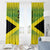 Custom Jamaica Reggae Boyz Window Curtain With Traditional Pattern - Wonder Print Shop