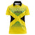Custom Jamaica Reggae Boyz Women Polo Shirt With Traditional Pattern - Wonder Print Shop