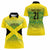 Custom Jamaica Reggae Boyz Women Polo Shirt With Traditional Pattern - Wonder Print Shop