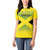 Custom Jamaica Reggae Boyz Women Polo Shirt With Traditional Pattern - Wonder Print Shop