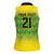 Custom Jamaica Reggae Boyz Women Sleeveless Polo Shirt With Traditional Pattern - Wonder Print Shop