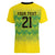 Custom Jamaica Reggae Boyz Women V-Neck T-Shirt With Traditional Pattern - Wonder Print Shop