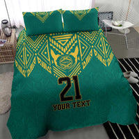 Jamaica Tribal Custom Football Bedding Set Green Style LT9 - Wonder Print Shop