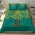 Jamaica Tribal Custom Football Bedding Set Green Style LT9 - Wonder Print Shop