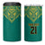 Jamaica Tribal Custom Football 4 in 1 Can Cooler Tumbler Green Style LT9 - Wonder Print Shop