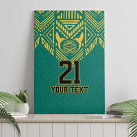 Jamaica Tribal Custom Football Canvas Wall Art Green Style LT9 - Wonder Print Shop