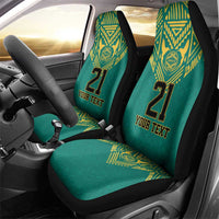 Jamaica Tribal Custom Football Car Seat Cover Green Style LT9 - Wonder Print Shop