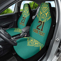 Jamaica Tribal Custom Football Car Seat Cover Green Style LT9 - Wonder Print Shop