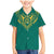 Jamaica Tribal Custom Football Family Matching Mermaid Dress and Hawaiian Shirt Green Style LT9 - Wonder Print Shop